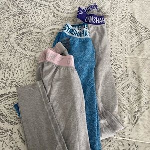 Set of 3 Gymshark flex leggings 🦈💞🙌🏼